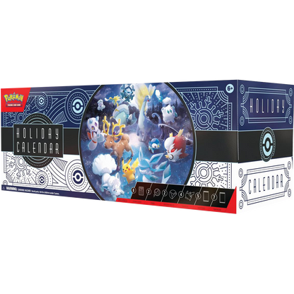 Pokemon Trading Card Game: Holiday Advent Calendar 2023 - 25 Days of Suprises - Includes Stamped Promo Cards, Packs & More!