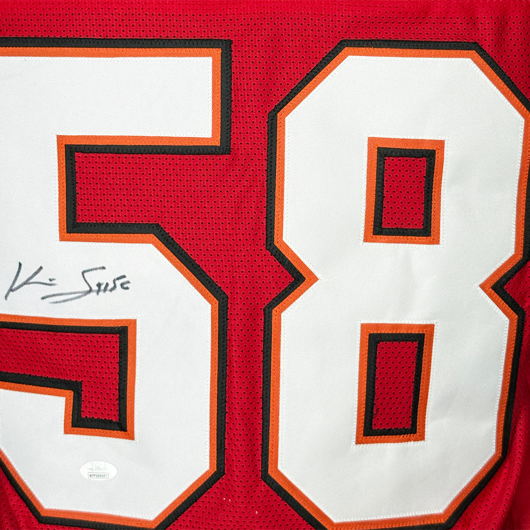 Kwon Alexander Signed Tampa Bay Red Football Jersey (JSA)