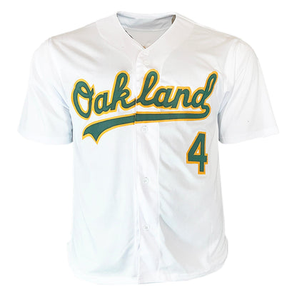 Lawrence Butler Signed Oakland White Baseball Jersey (Beckett)