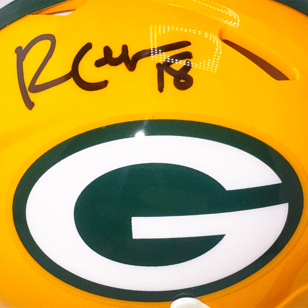 Randall Cobb Signed Green Bay Packers Speed Mini Football Helmet (JSA)