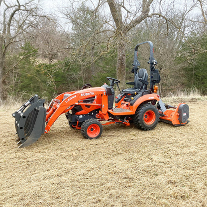 3-Point PTO Stump Grinder & 60'' PTO Flail Mower Bundle, SG24&EFS60