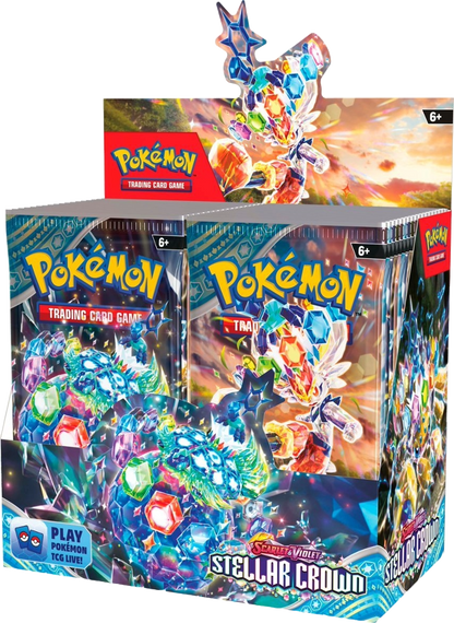 Stellar Crown Booster Boxes & Cases