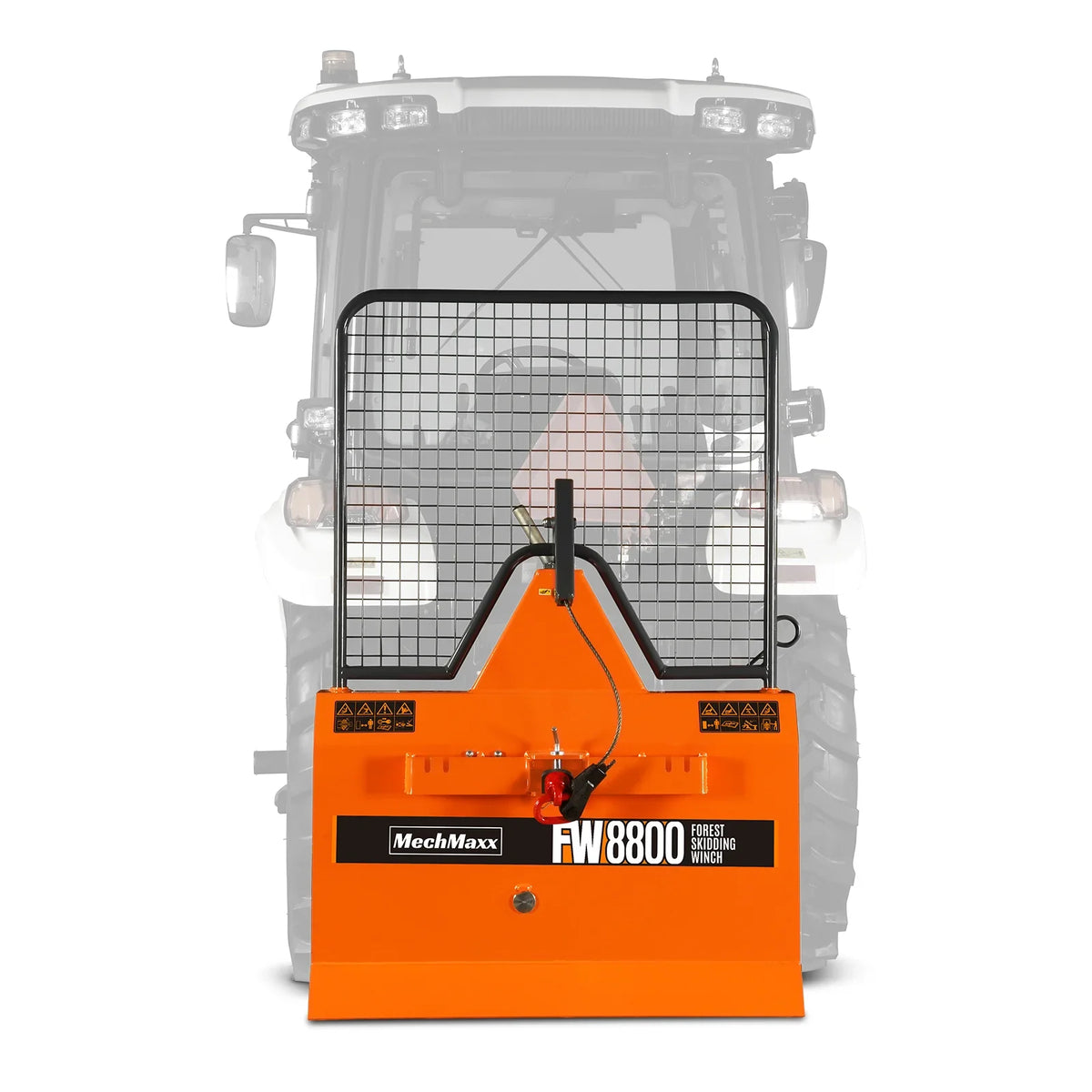 3-Point PTO Stump Grinder & 4" PTO Wood Chipper & Forestry Log Skidding Winch  Bundle, SG24 & BX42S &FW8800
