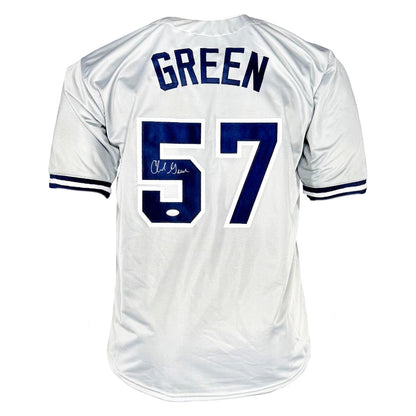 Chad Green Signed New York Grey Baseball Jersey (JSA)