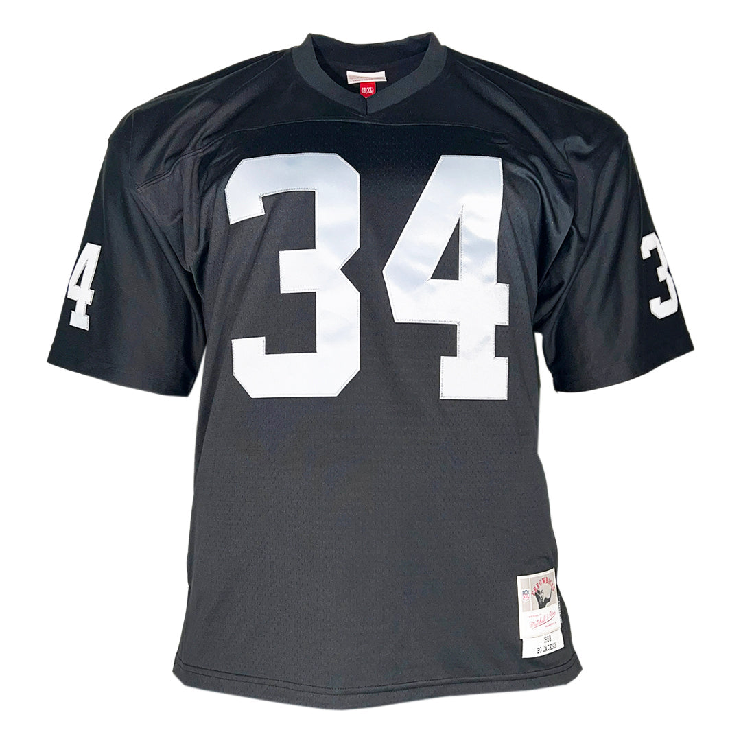 Bo Jackson Signed Authentic Los Angeles Raiders Black Football Jersey (Beckett)