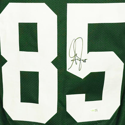 Greg Jennings Signed Green Bay Green Football Jersey (JSA)