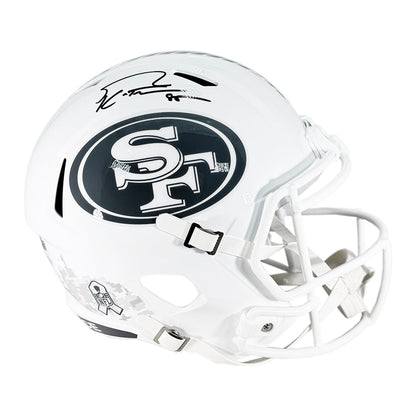 George Kittle Signed San Francisco 49ers Salute to Service 2024 Full-Size Replica Football Helmet (Beckett)