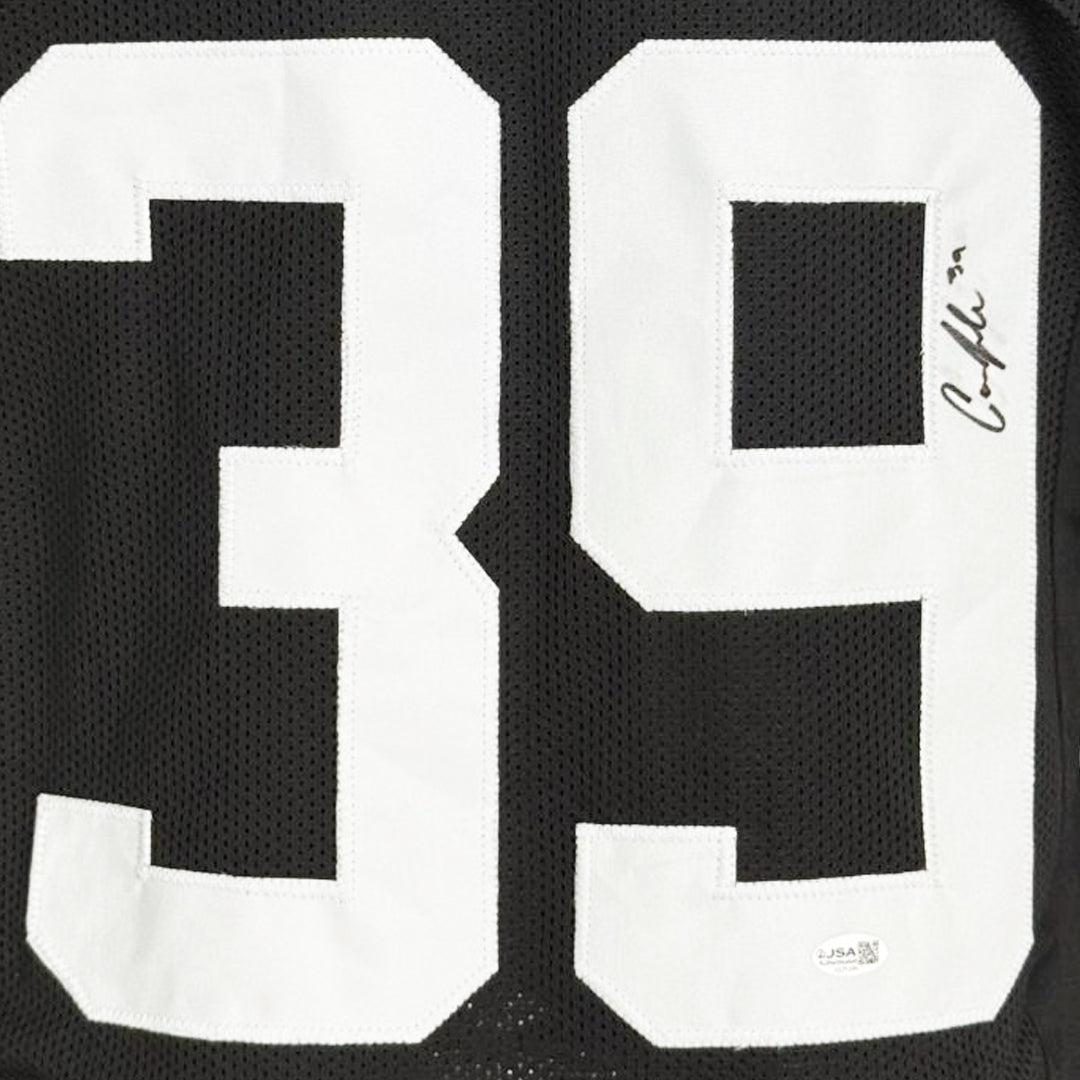 Cam Little Signed Jacksonville Black Football Jersey (JSA)