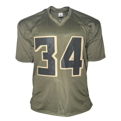 Ray-Ray McCloud Signed Salute to Service Football Jersey (Beckett)