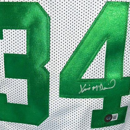 Xavier McDaniel Signed Boston White Basketball Jersey (Beckett)