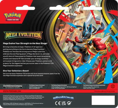 Mega Evolution 3-Pack Blister Packs & Cases