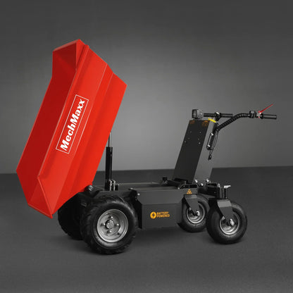 1100lb Loading 1000W DC Motor 48V Battery Powered Hydraulic Tipping Dump Cart,  EH50