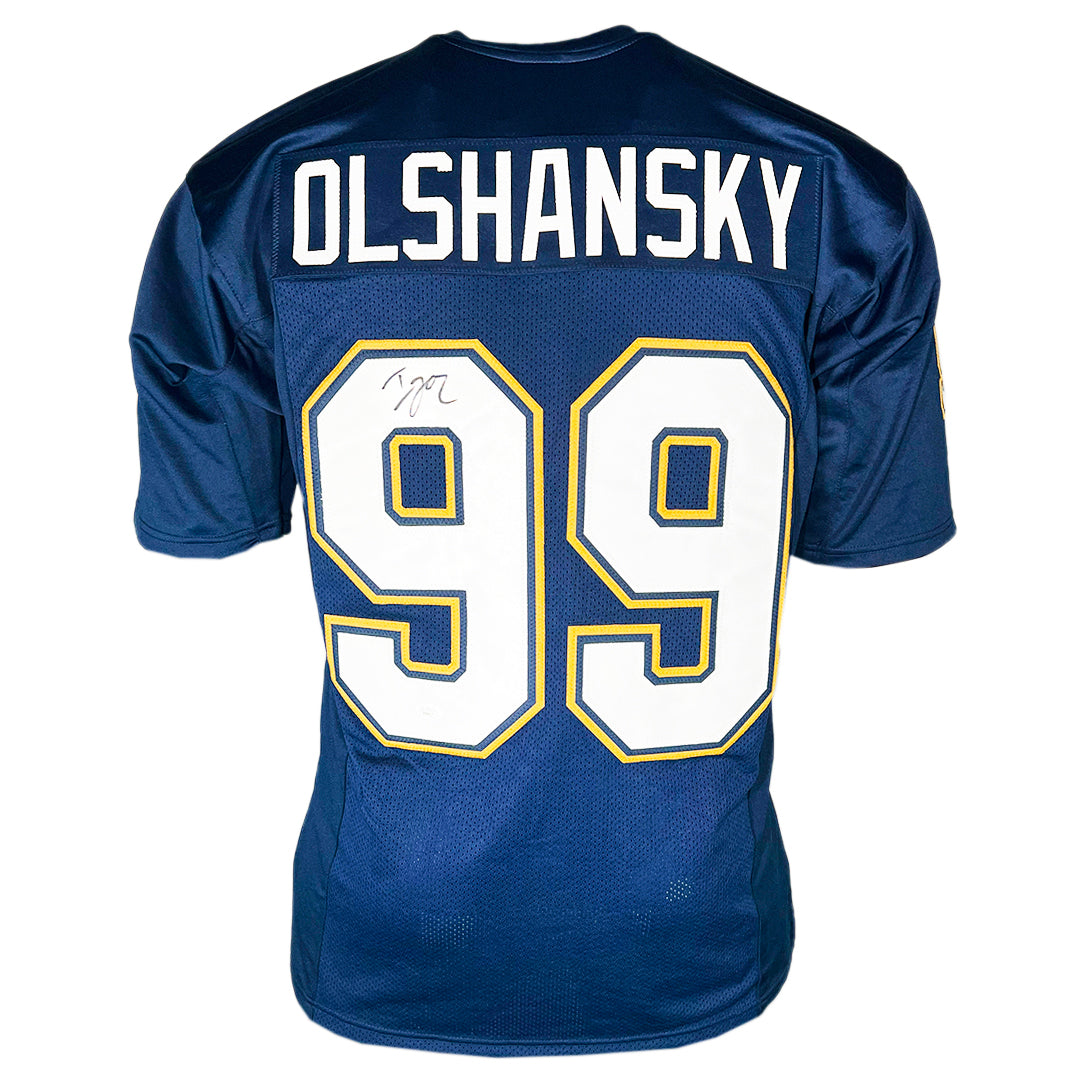 Igor Olshansky Signed San Diego Navy Football Jersey (JSA)