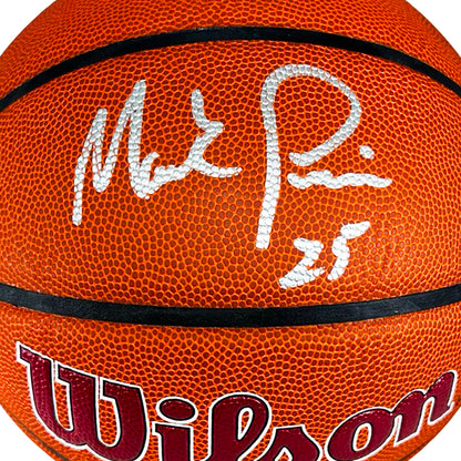 Mark Price Signed Cleveland Cavaliers Wilson NBA Team Logo Basketball (JSA)