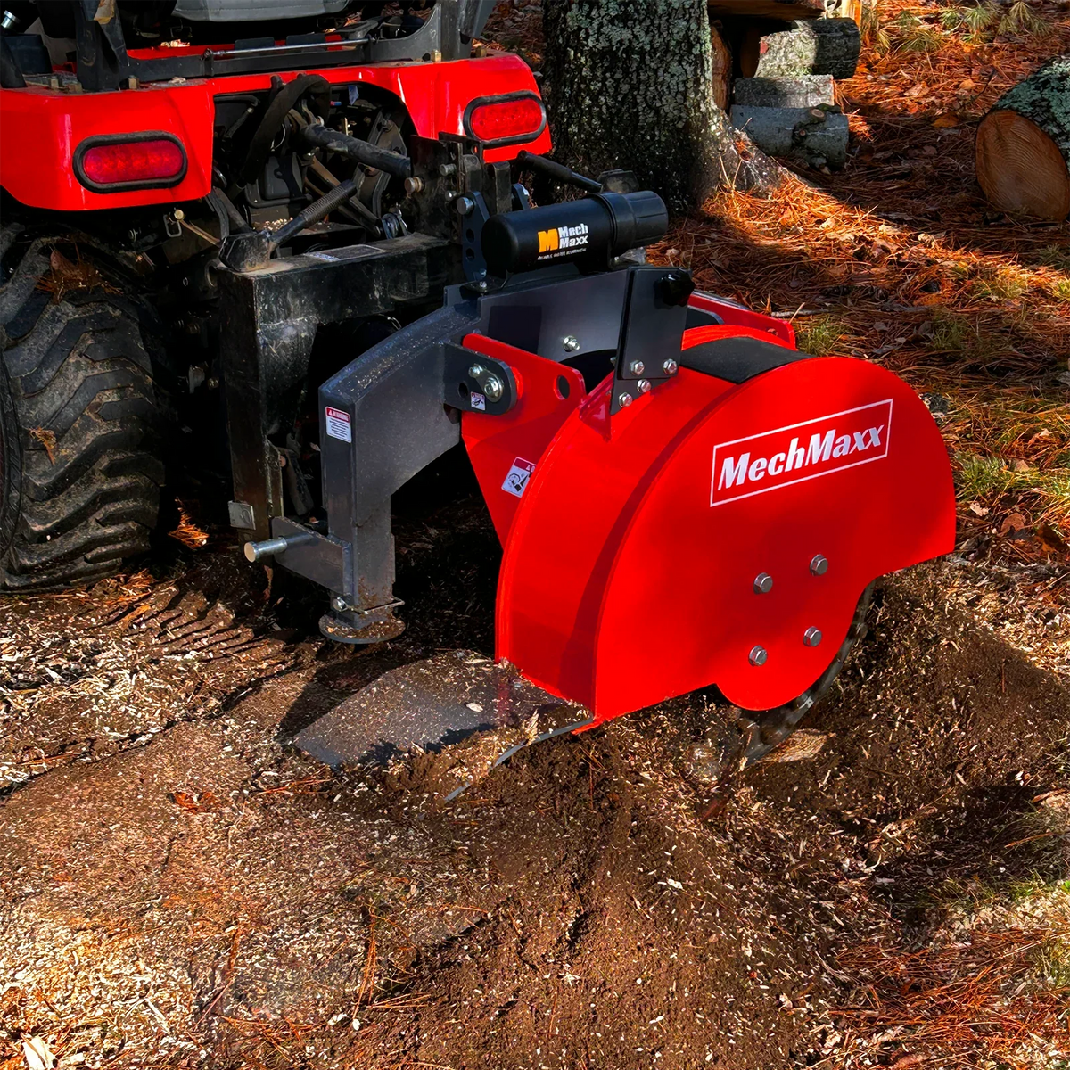 3-Point PTO Stump Grinder & 22" Portable Sawmill Bundle, SG24&SM22