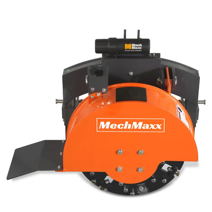 3-Point PTO Stump Grinder & 2-Ton Heavy-Duty Dump Trailer Bundle, SG24 & DT4X8
