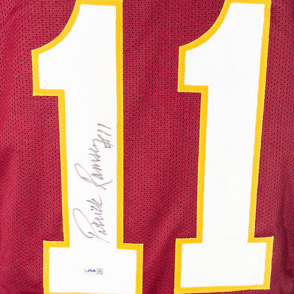 Patrick Ramsey Signed Washington Red Football Jersey (JSA)