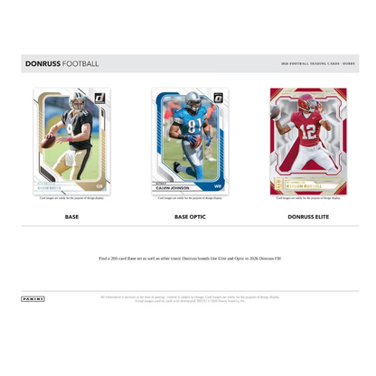 2026 Panini Donruss Football Hobby Box