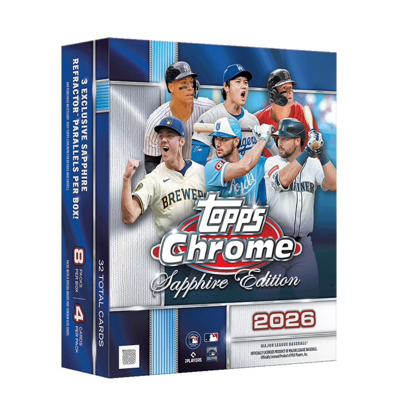 2026 Topps Chrome Baseball Sapphire Edition 10 Box Case