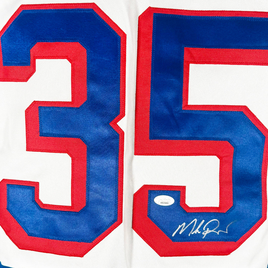 Mike Richter Signed New York White Hockey Jersey (JSA)