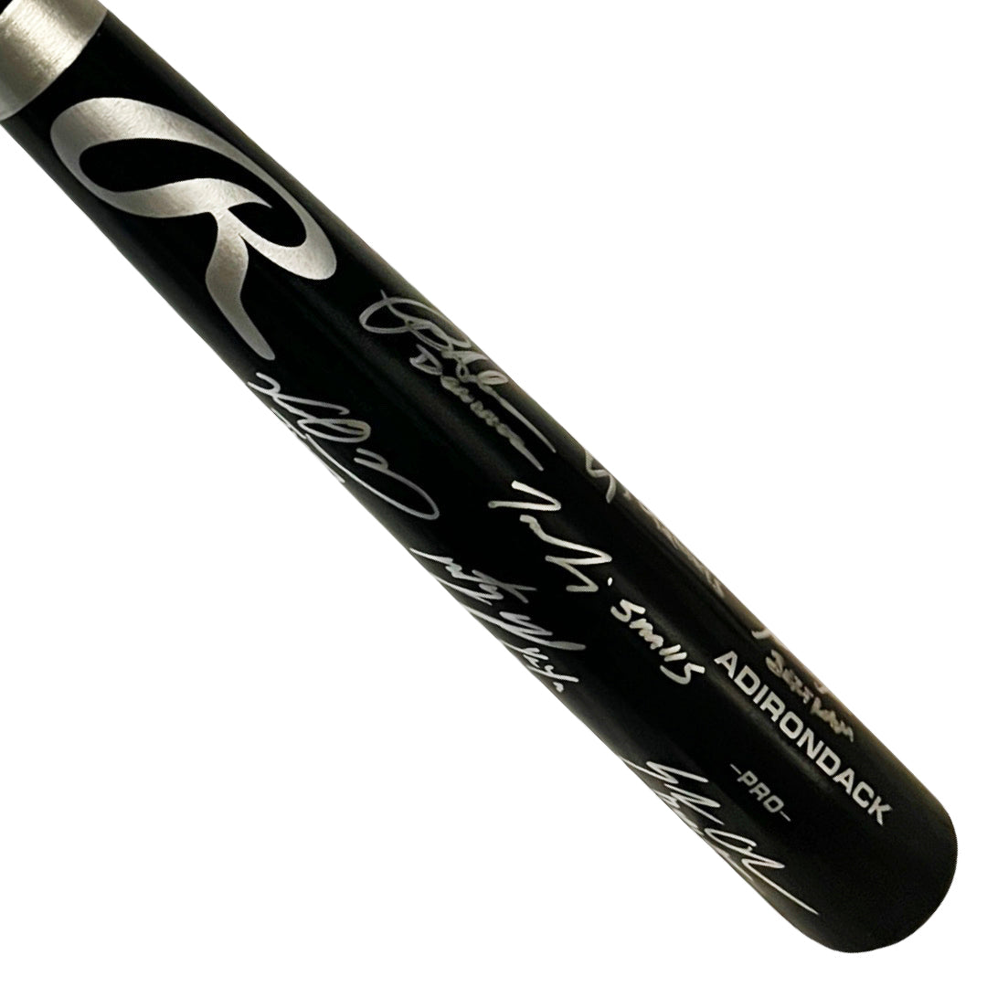 Sandlot Movie Cast 7 Signature Signed Rawlings Black Baseball Bat (Beckett)