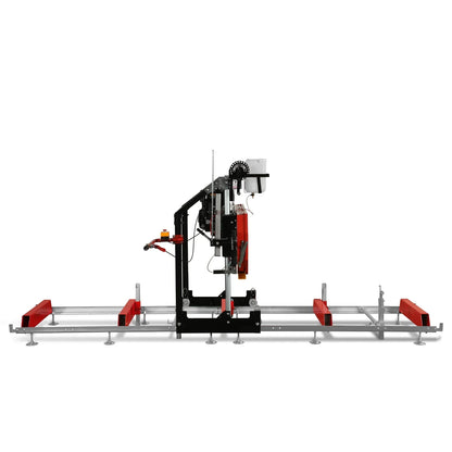 26" Portable Sawmill,  420cc 15HP E-Start Gasoline Engine,  20" Board  Width,  13' Track Length ,  SM-26