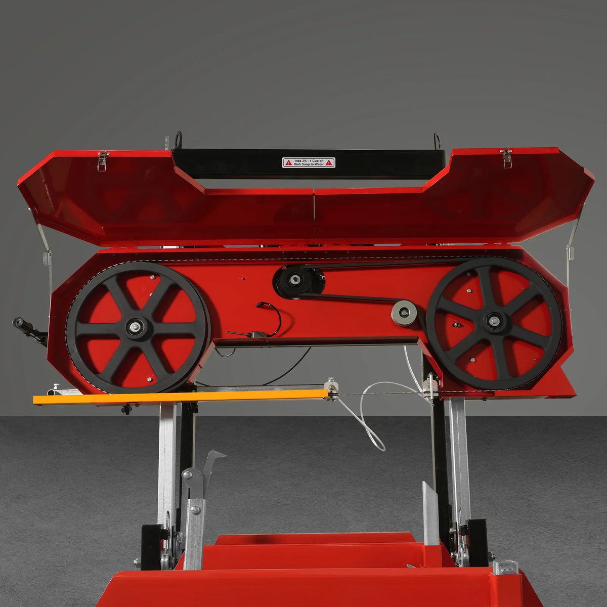 32" Portable Sawmill (5 x Blades Included),  HONDA GX390 389cc E-Start Gasoline Engine,  26.5" Board Width,  20' Track Length (13' Track Length + 6.4' Track Extension Included) ,  SM-32