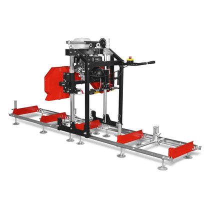 18" Portable Sawmill,  212cc 7HP Gasoline Engine,  15" Board  Width,  10' Track Length ,  SM-18