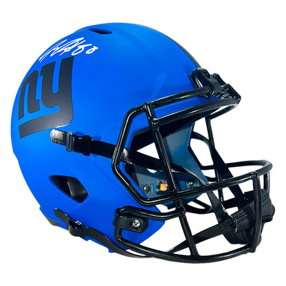 Jeremy Shockey Signed New York Giants Rave Full-Size Replica Football Helmet (Beckett)