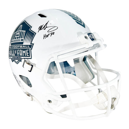 Brian Urlacher Mike Singletary Signed Hall of Fame Salute to Service 2024 Full-Size Replica Football Helmet (Beckett)