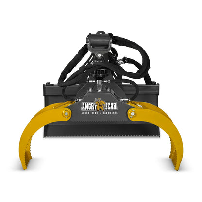 50" Skid Steer Rotary Log Grapple,  360° Rotation,  3000 Lbs Capacity