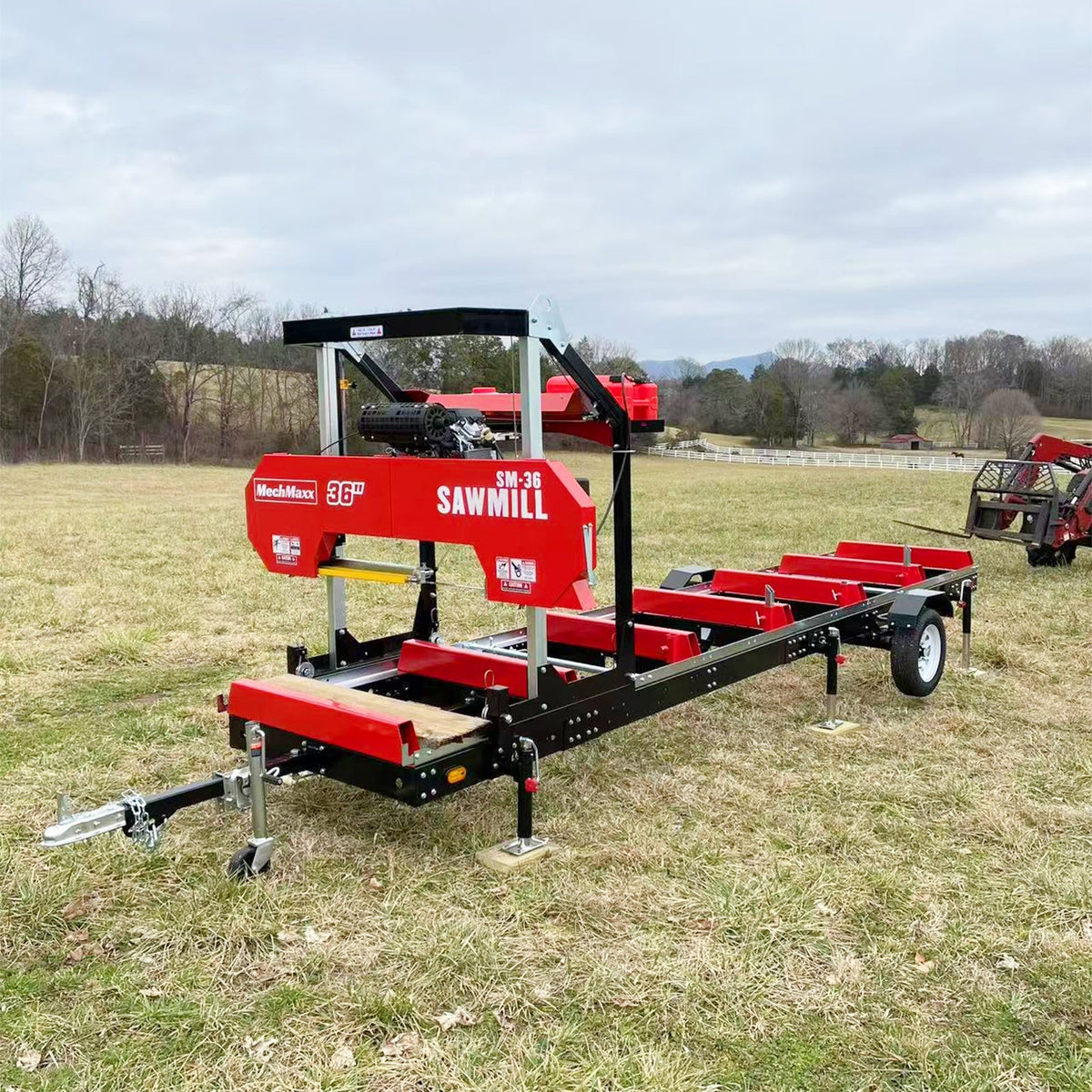 36" MAX Portable Sawmill & 8" Wood Chipper Bundle