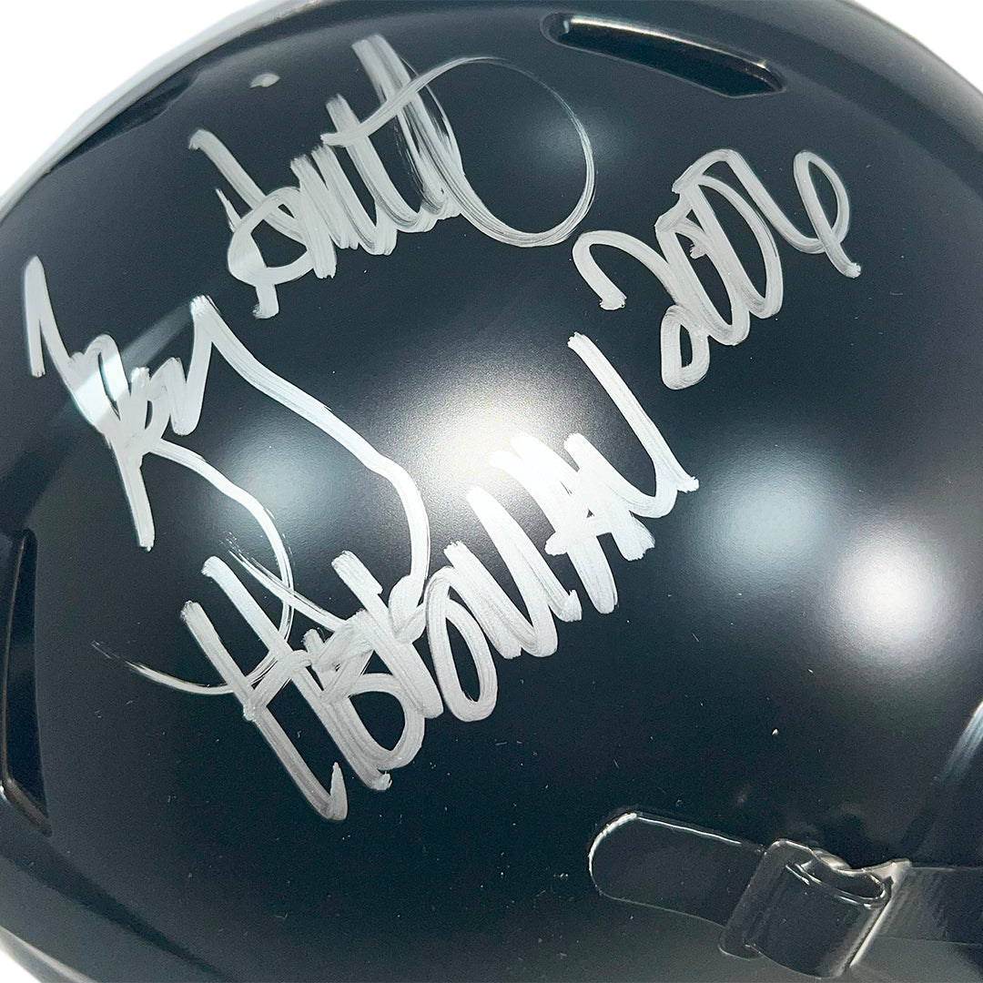 Troy Smith Signed Heisman 2006 Inscription Ohio State Buckeyes Alt Speed Full-Size Replica Football Helmet (JSA)
