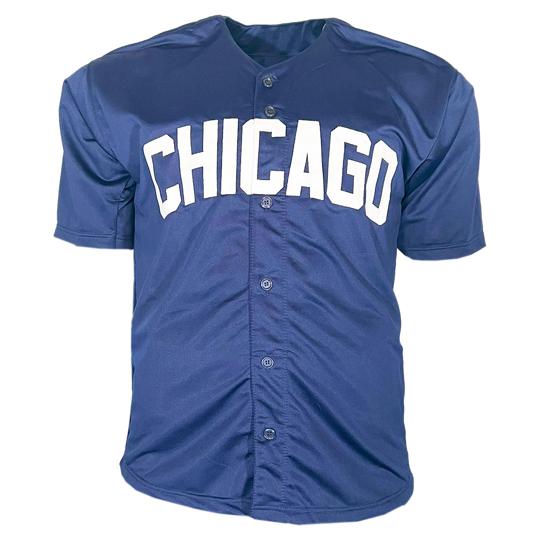 Sammy Sosa Signed Chicago Navy Baseball Jersey (Beckett)