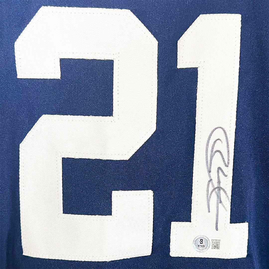 Sammy Sosa Signed Chicago Navy Baseball Jersey (Beckett)
