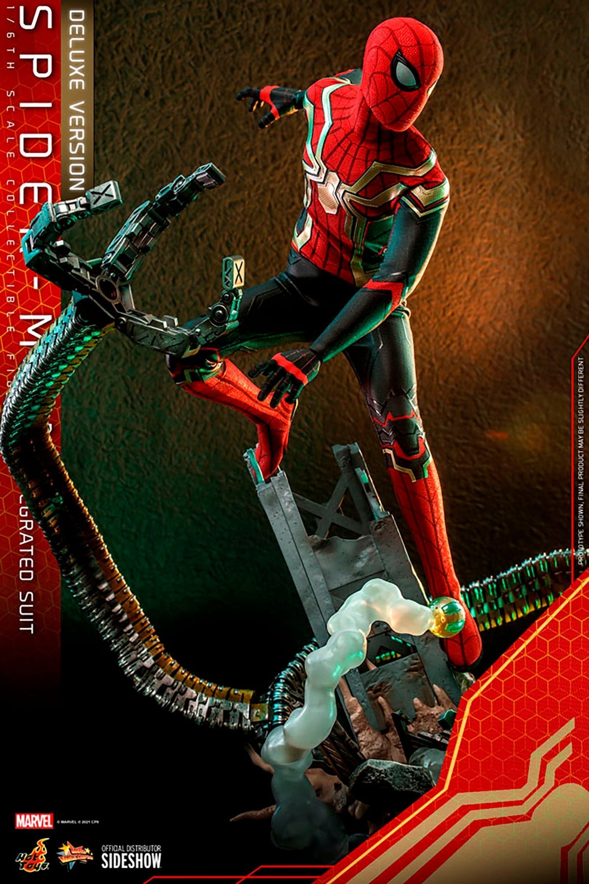 Spider-Man (Integrated Suit) Deluxe Version Sixth Scale Figure