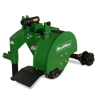 3-Point Hitch PTO Stump Grinder with 34 Carbide Teeth (PTO Shaft Included with Slip Clutch),  for 15-45HP Tractor; SG24