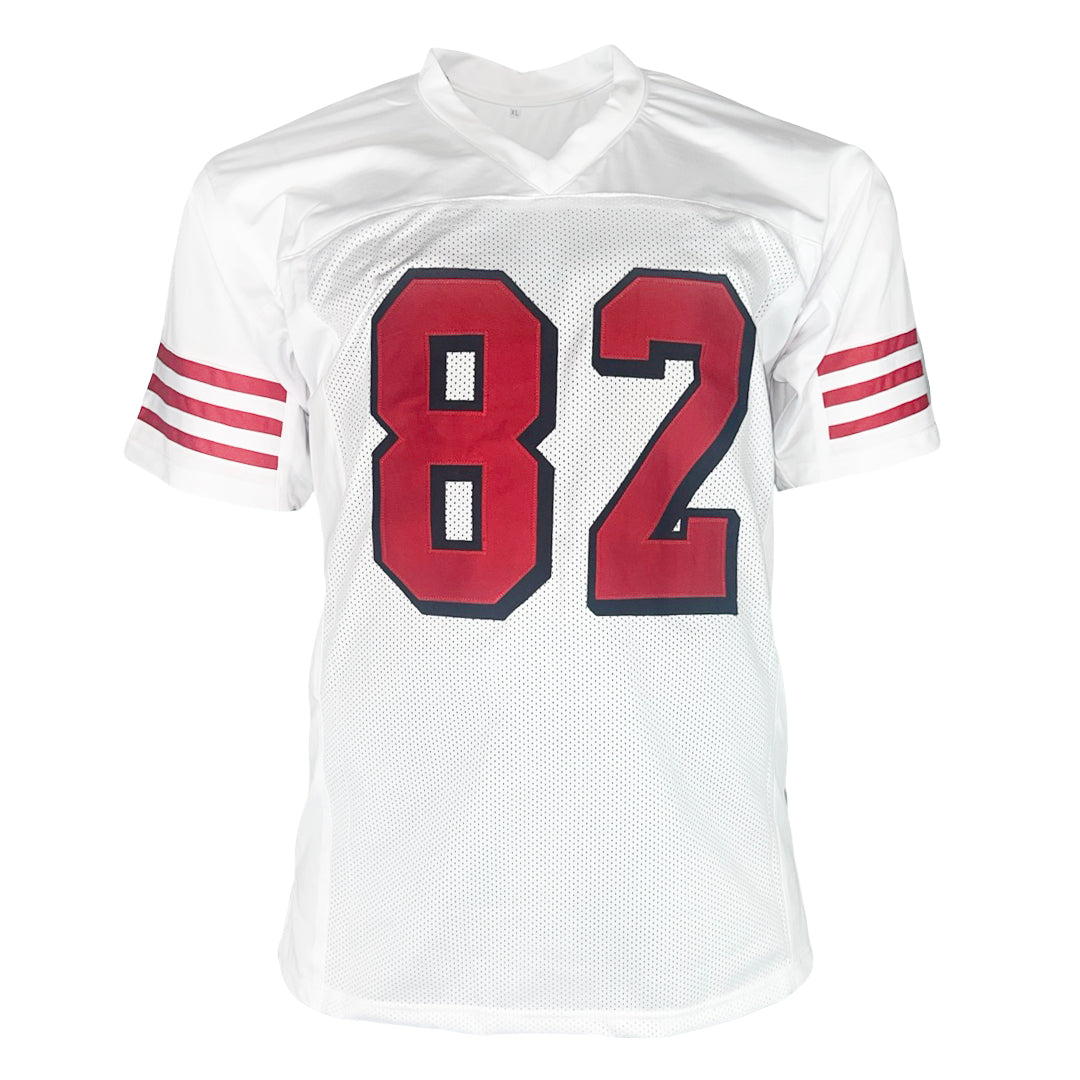 John Taylor Signed San Francisco White Shadow Numbers Football Jersey (JSA)