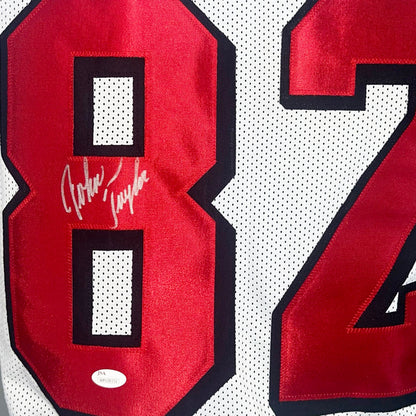 John Taylor Signed San Francisco White Shadow Numbers Football Jersey (JSA)
