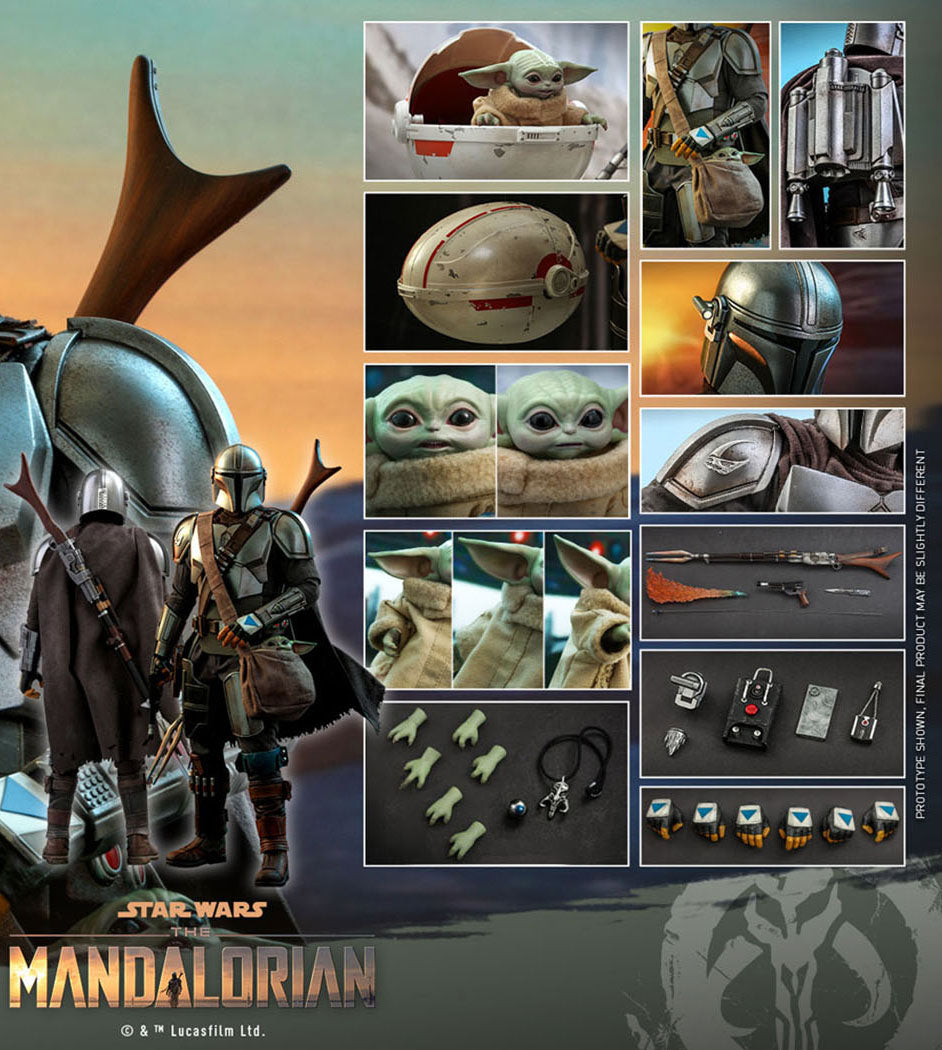 The Mandalorian and The Child Quarter Scale Collectible Set