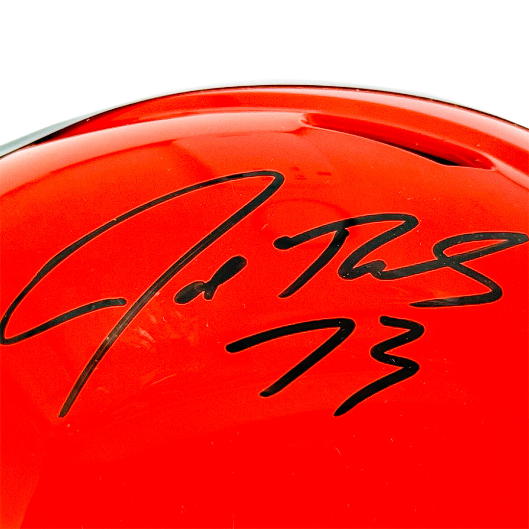 Joe Thomas Signed Cleveland Browns Authentic Speed Full-Size Football Helmet (JSA)