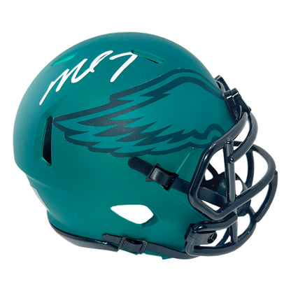 Michael Vick Signed Philadelphia Eagles Rave Mini Football Helmet (JSA)