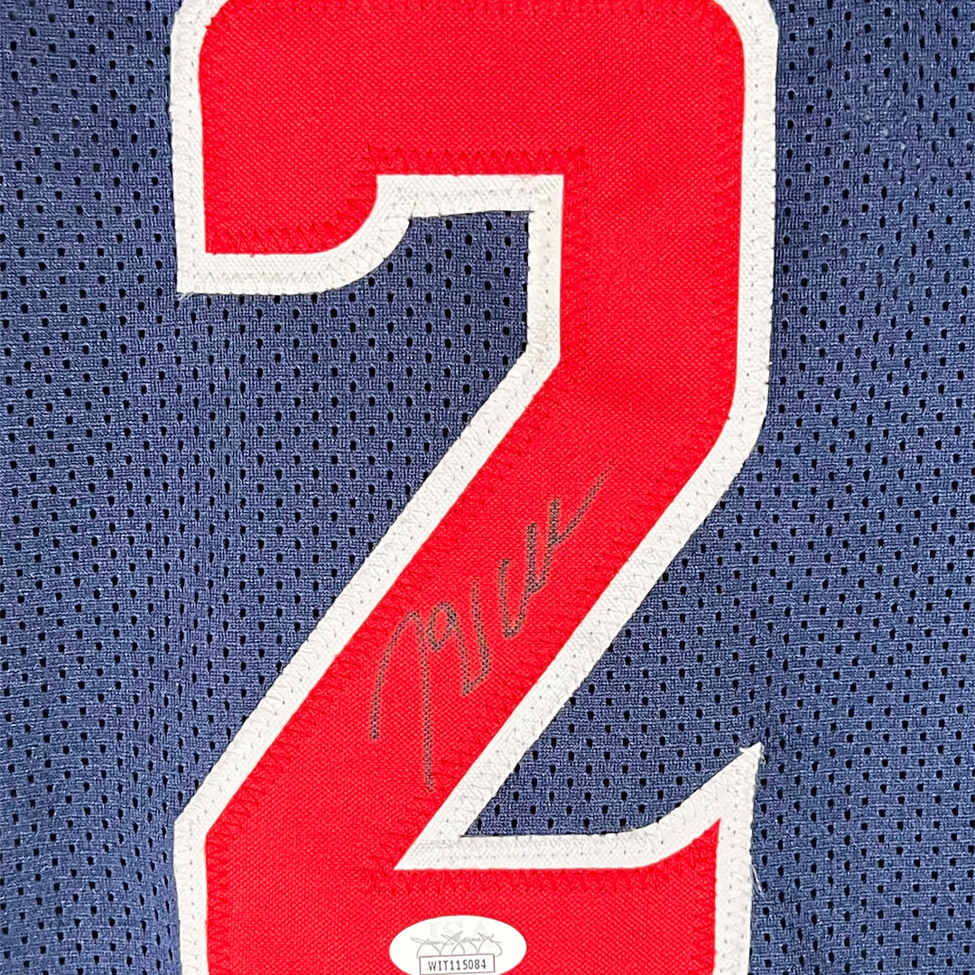 John Wall Signed Washington Blue Basketball Jersey (JSA)