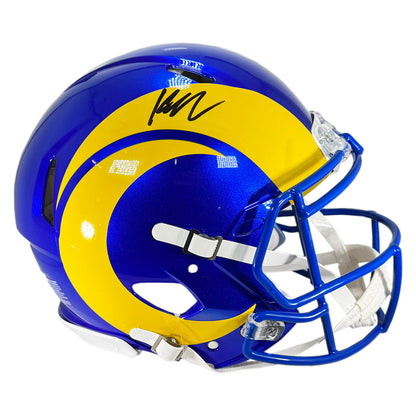 Kyren Williams Signed Los Angeles Rams Authentic Speed Full-Size Football Helmet (Beckett)