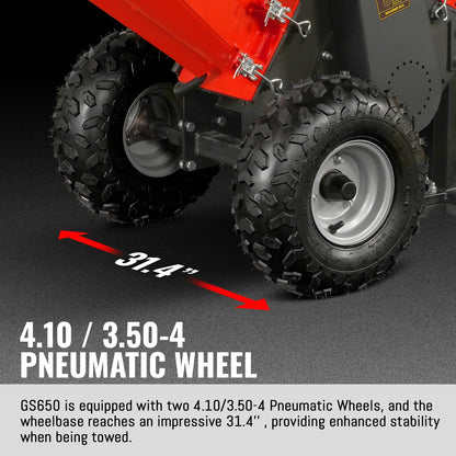HONDA GX200 Gasoline Engine Powered 4 inch Wood Chipper,  GS650