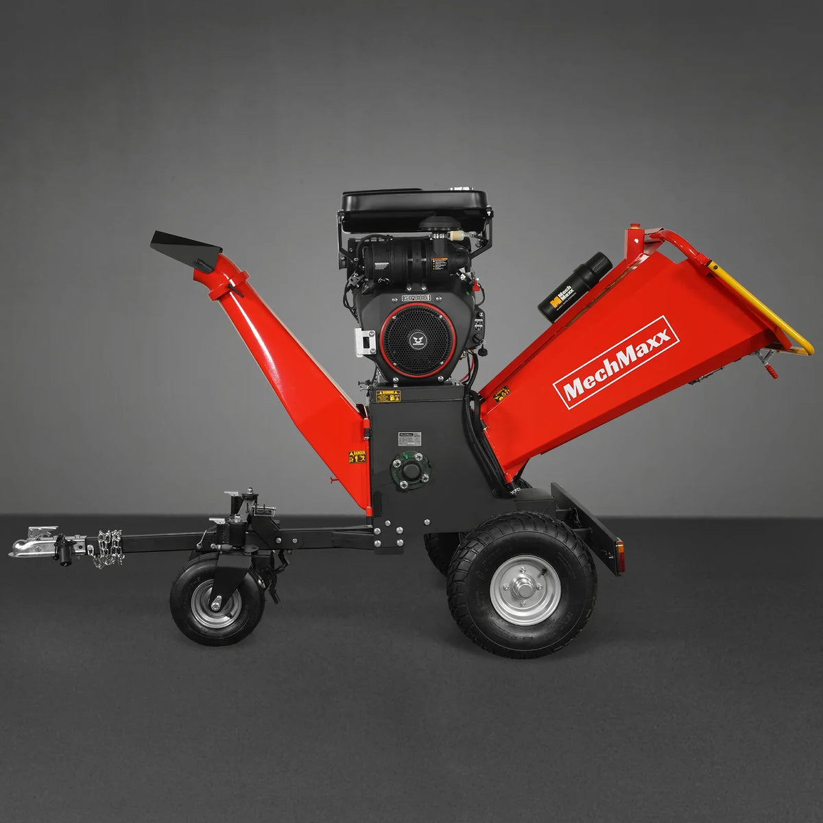 3-Point PTO Stump Grinder & 8 inch ZONSEN E-Start 1000cc 35hp Gas Powered Wood Chipper Bundle, SG24 & B200