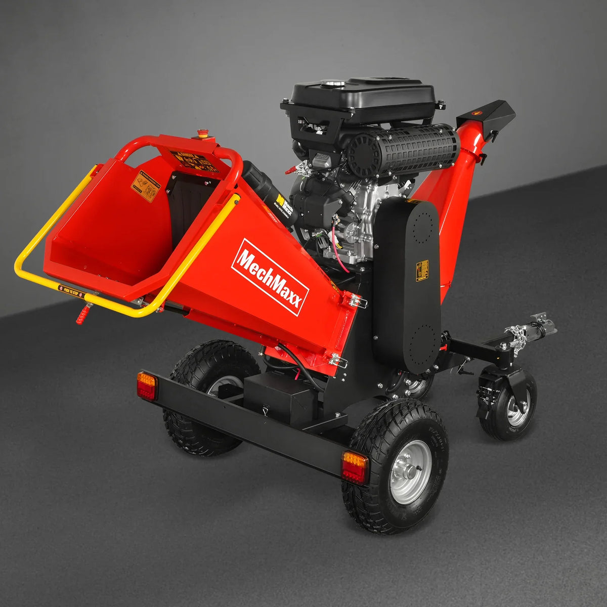 3-Point PTO Stump Grinder & 8 inch ZONSEN E-Start 1000cc 35hp Gas Powered Wood Chipper Bundle, SG24 & B200