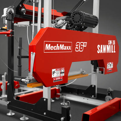 36" MAX Portable Sawmill & 8" Wood Chipper Bundle