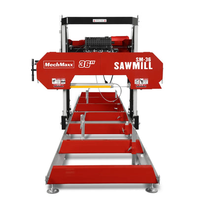 36" MAX Portable Sawmill & 8" Wood Chipper Bundle